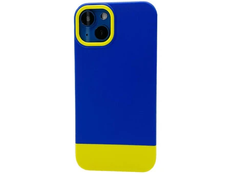Накладка Bichromatic iPhone 13 blue/yellow