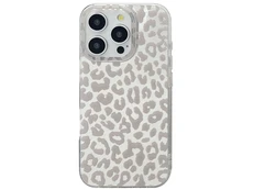 Накладка Paint Stroke Leopard iPhone 16 Pro silver