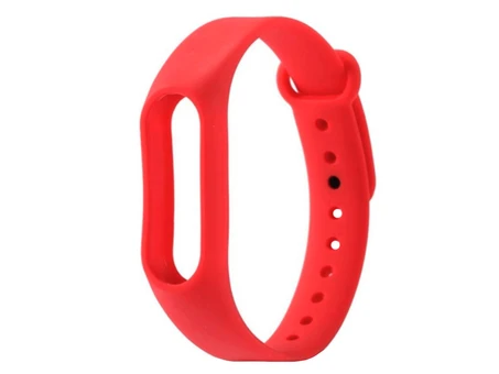 Силиконовый ремешок Mi Band 2 красный