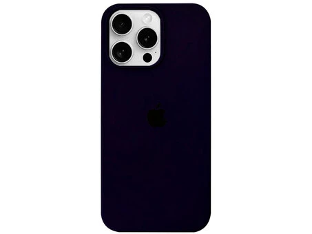 Case soft touch низ iP 15 Pro (77) elderberry