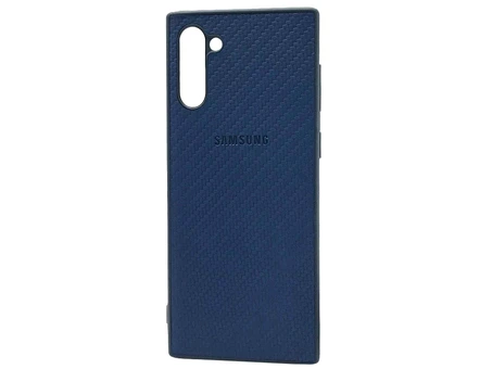 Чохол Carbon Silicone Samsung Note 10 blue