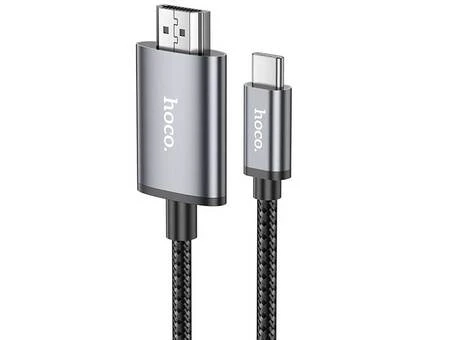 Кабель HOCO UA27 Type-C to 4K HDMI (2m) black