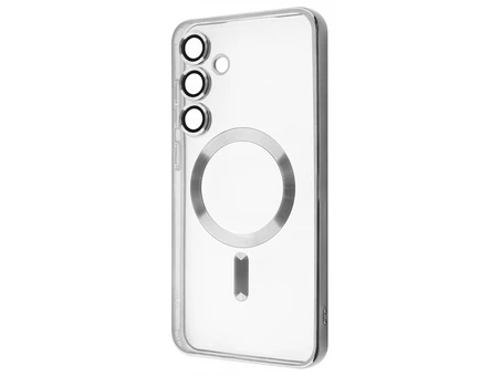 Силікон Cosmic camera CD Magsafe Samsung S24 FE silver