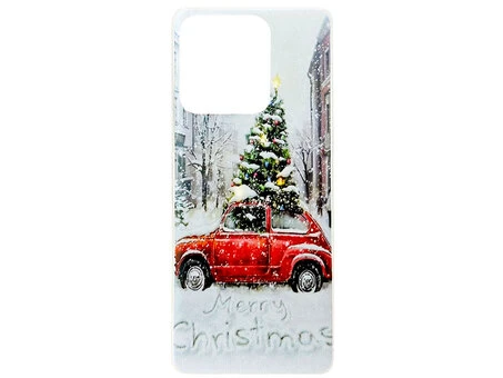 Накладка силікон Print Redmi 10C/Poco C40 Snowy Christmas