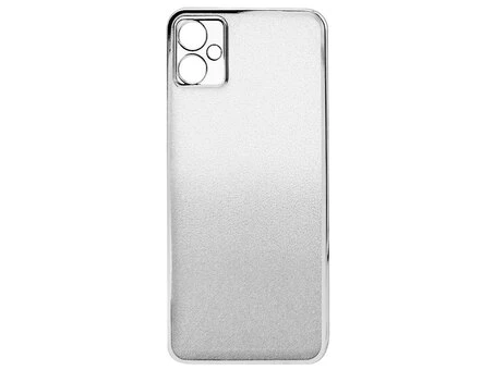 Накладка Ombre Glitter Samsung A05 silver