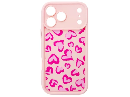 TPU Big Hearts Camera iPhone 17 Pro pink