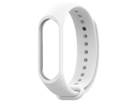 Ремінець силікон Mi Band 3/4 white
