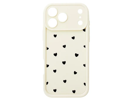 TPU Hearts Black Camera iPhone 17 Pro vanilla