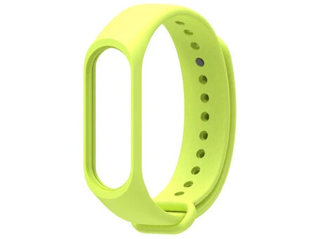 Ремінець силікон Mi Band 3/4 lime