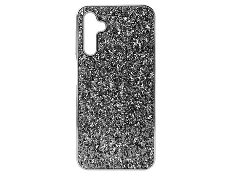 Накладка Level Shining Samsung A24 black/silver