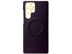 Leather Case MagSafe Samsung S23 Ultra deep violet