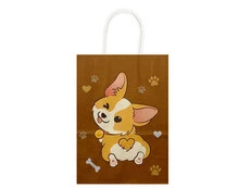 Пакет подарунковий Puppy brown