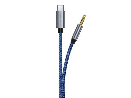 Кабель AUX WUW X193 Type-C to 3.5 mm (1.2m) blue