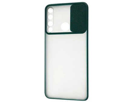 Matte case hide camera Huawei P40 Lite E green