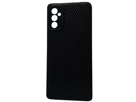 Накладка Leather Weaving Samsung M52 black