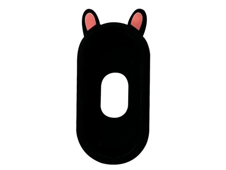 Силіконовий чохол Mi Band 8/9/10 cat black