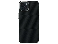 Накладка Elite Carbonique MagSafe Metal Frame iPhone 15 black
