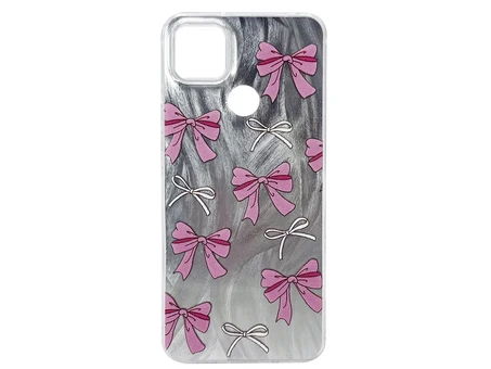 Накладка Paint Stroke Bows Redmi 9C/10A silver