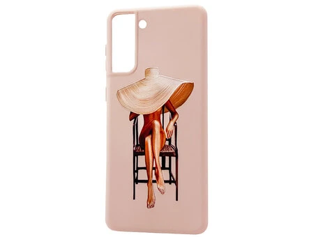 Силікон Case Art Samsung S21+ pudra