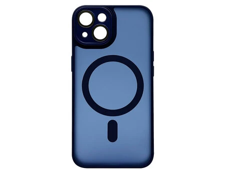 Shadow Matt Metal Buttons + Camera MagSafe iPhone 15 midnight blue