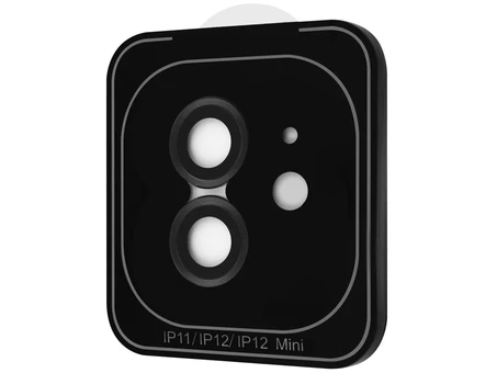 Скло для камери Metal Classic iPhone 11/12/12 minii black