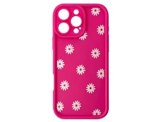 TPU Flowers artificial Camera iPhone 17 Pro Max pink