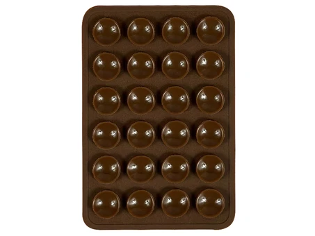 Наліпка на липучках двостороння brown