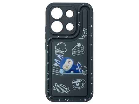 TPU Labubu Redmi Note 13 dark gray