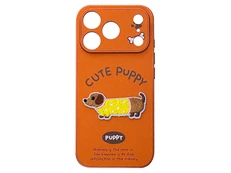 Накладка Cute Puppy iPhone 17 Pro orange
