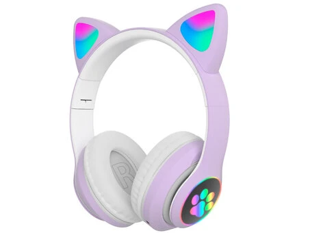 Навушники TUCCI STN28 CAT EAR Wireless Purple