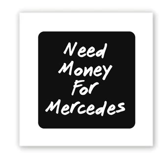 3D стикер Stix Need Money for Mersedes