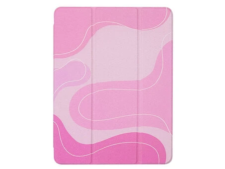 Силиконовый чехол Print для iPad 10.2 (20/21) с креплением для стилуса pink color block