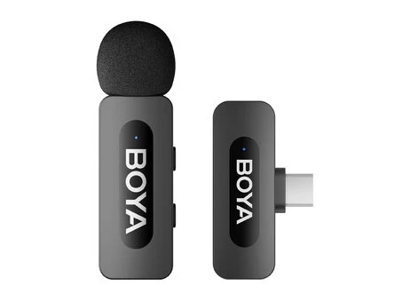 Петличный микрофон Wireles Boya V10 Type-C 1 mic black
