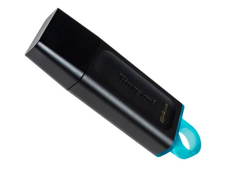 USB Flash 3.2 Kingston Exodia 64GB черный/бирюзовый