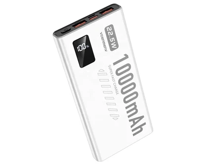 Power Bank VDENMENV DP43 10000mAh 22.5W white