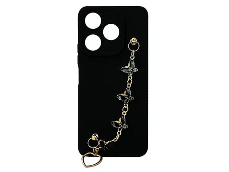 Накладка силікон Camera Butterfly Charm Redmi 13/Poco M6 black