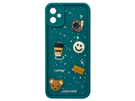TPU 3D Toys Camera Samsung A05 dark green
