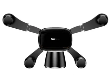 Держатель Baseus для горизонтального экрана, гравитационный, черный