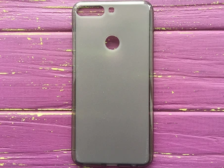 Серый силикон Huawei Y7(18) /7C Pro