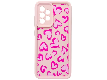 TPU Big Hearts Camera Samsung A52/A52s pink