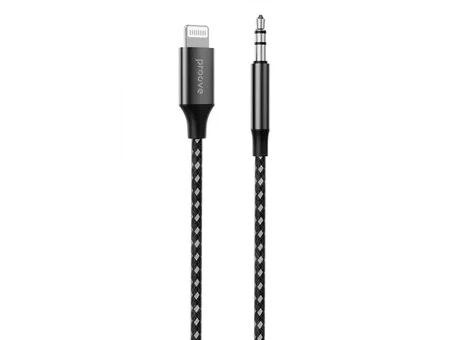 Кабель AUX Proove SoundTrack Lightning to 3.5mm (1m) gray