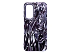 Накладка Crystal Wave Diamond Camera Samsung S25 purple