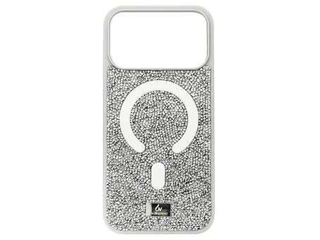 Накладка Bling World Rock MagSafe  iPhone 17 Pro Max silver