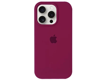 Case soft touch низ iP 16 Pro Max (36) rose red