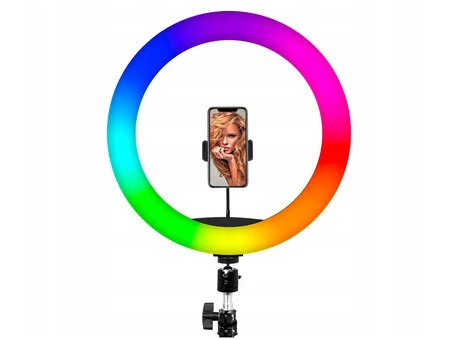 Светодиодная стойка USB RGB MJ30 30см без штатива черная