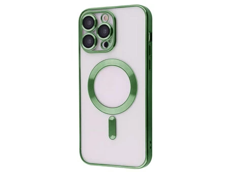 Силікон Cosmic camera CD Magsafe iPhone 15 Pro green
