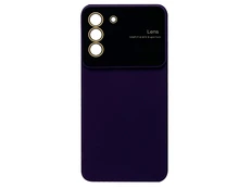 Накладка силікон Lens Camera Samsung S21 FE violet