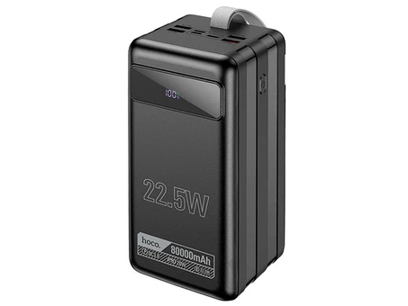Power Bank Hoco DB50 22.5W 80000mAh black