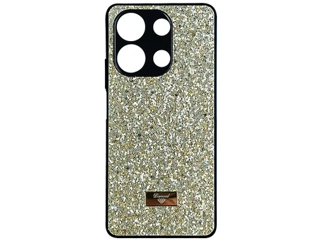 Накладка Level Shining Diamond Redmi Note 13 gold