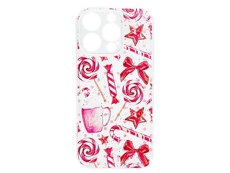 Накладка Silicone Sweets Camera iPhone 16 Pro clear
